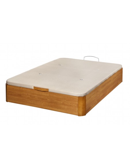 Pack: Canapé Abatible madera + colchón Pronature + almohada - 105x190 cm CEREZO Montaje Gratuito