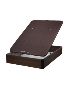 Pack: Canapé Abatible madera + colchón Pronature + almohada - 150x190 cm WENGUÉ Montaje Gratuito