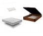 Pack: Canapé Abatible madera + colchón Pronature + almohada - 90x200 cm NOGAL Montaje Gratuito