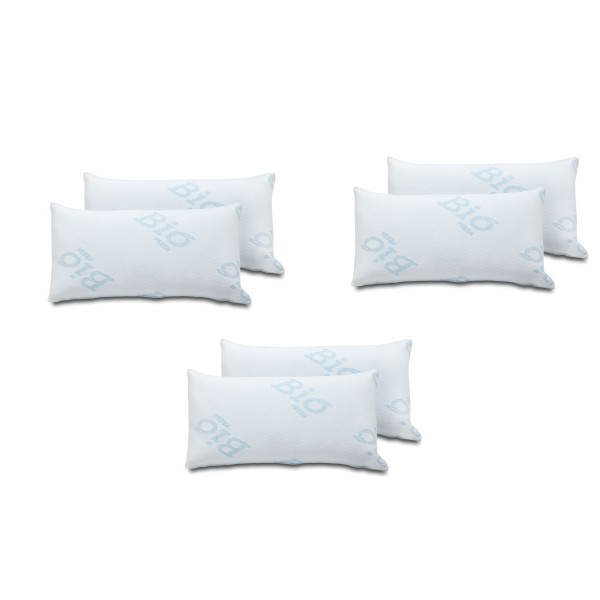 Pack 6 Almohadas Viscocopos Biofresh 70cm